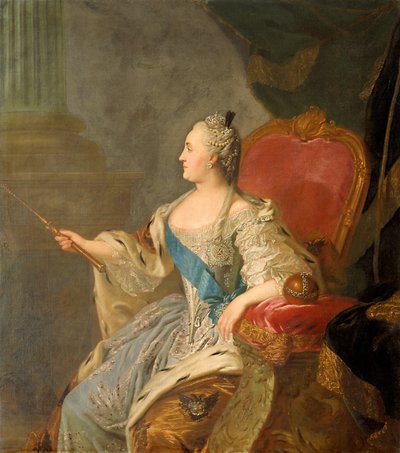 Portrait of Catherine II by Workshop of Fyodor Rokotov